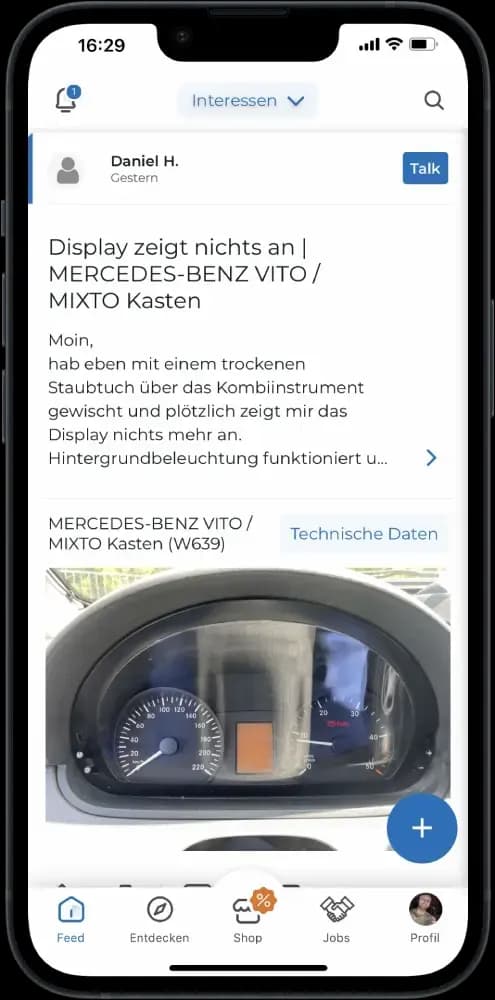 FabuCar In-App Feed